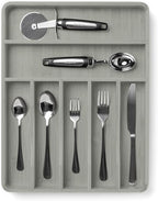 SMIRLY Silverware Drawer Organizer – Bamboo Kitchen Drawer Organizer, by Smirly