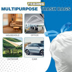 10-13 Gallon Trash Bags Drawstring 1.2 Mil - Image 6