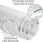 PVC Dust Collection Hose 3"x 10' - Image 5