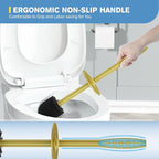 UPTRONIC Toilet Brush, Aluminum Alloy Toilet Brush and Holder Set - Image 5