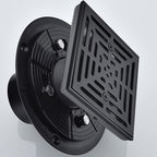 RANDOM 4 Inch Black Shower Drain Square - Image 6