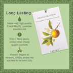 14 Packs Orange Blossom Sachets fit Drawer and Closet Long Lasting Gift - Image 2