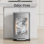 KUK 13 Gallon/50L Stainless Steel Kitchen Trash Can - Image 5