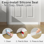Heavy-Duty 36 ft x 2 in Weather Stripping, Extra Thick 2mm Door Draft Stopper - Image 5