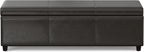 SIMPLIHOME Avalon 54 inch Wide Contemporary Rectangle Extra Large Storage - Image 6