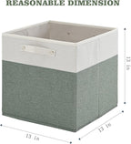 13 x 13 Inch Fine Linen Storage Bins - Image 2