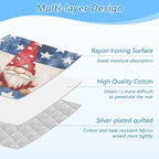 Three July 4th Gnomes Stars Ironing Mat - Image 4