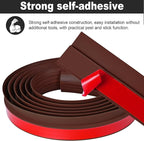 3.3Ft Carpet Floor Transition Strip, Self Adhesive Floor Edging Trim Strip - Image 3