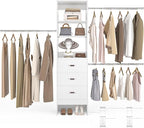 96'' Closet Organizer System by Besiost