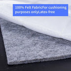 Extra Large Area Rug Cushioned Pad, 5x7 Ft Thick Felt Pad - Image 4