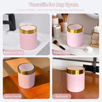 Mini Trash Can with Lid, Metal Small Tiny Mini Trash Bin Can, Mini Countertop - Image 5