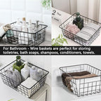 5 Pack Wire Storage Baskets, Premium Pantry Baskets - Image 5