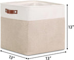 DULLEMELO Cube Storage Bin 13x13, Collapsible Fabric Storage Cube - Image 2
