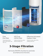 Nuwave Oxypure Air Purifiers 3XL H13 HEPA Filter - Image 4