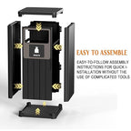 Outdoor Single Barrel Trash Can, Waterproof Resin Garbage Can - Image 6