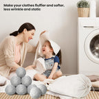 Kenning 26 Pieces Wool Dryer Balls Set, 24 Reusable Dryer Balls - Image 7