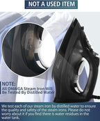 Steam Iron for Clothes, 1500W Iron - Image 8