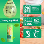 GreFusion Compostable 36 gallon Trash Bags, Extra Thick 1.28 Mills, Compost 36 - Image 6