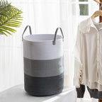 YOUDENOVA Woven Rope Laundry Hamper Basket, 58L Tall Luandry Basket, Baby - Image 7