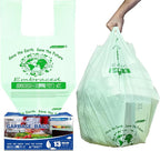 13 Gallon Compostable Trash Bags, Compost Bags Tall Kitchen Trash Bags by BEIDOU-PAC