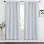 RYB HOME Curtains for Bedroom 72 inches Long, W 34 x L 72, 2 Panels by RYBHOME