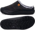 Womens Mens House Slippers Slip on Snow Winter Warm Fully Fur Lined Slippers - Image 4