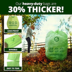 60-64 Gallon Compost bags BPI Certified Compostable Bags Heavy Duty Extra Thick - Image 6