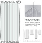 DWCN French Door Curtains – Rod Pocket Thermal Blackout Curtain - Image 2