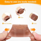 CHUNZEXI 32 Pack Chair Leg Floor Protectors - Image 4