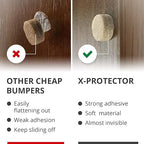 Cabinet Door Bumpers X-Protector 100 PCS – Small Felt Pads 3/8” – Ideal Beige - Image 3