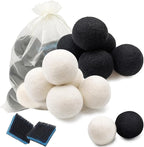 Daily Treasures 2.75"Wool Dryer Balls 12 Pack-Organic Wool Laundry Balls by DailyTreasures