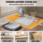 Yellow Ironing Mat Pumpkin Ironing Board Pad Heat Resistant, Quilting & Travel - Image 6