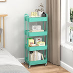 Sywhitta 4-Tier Plastic Rolling Utility Cart - Image 6