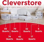Rubbermaid 70 Quart Under the Bed Low Profile Storage Boxes - Image 6