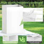 4 Pack Extra Large Disposable Trash Cans, Reusable Portable Garbage Can - Image 4