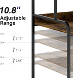 Warmiehomy 4 Tier 24" x 24" Printer Stand - Image 3