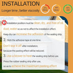 Rubber Weather Stripping, Rectangle Foam Seal Strip, Rubber Gasket - Image 7