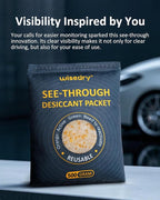 wisedry 4 x 500 Gram See-Through Silica Gel Packets, Color-Indicating Desiccant - Image 4