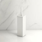 Gatco 1488W Elegant Square Toilet Brush Holder, Matte White - Image 2