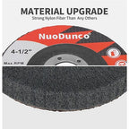 10Pcs 600 Grit Scour Flap Disc 4 1/2 Inch Angle Grinder Attachment Stainless - Image 6