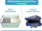 VENO 10 Pack Moving and Storage Bags, Heavy Duty, Alternative to Moving Boxes - Image 5