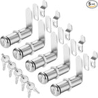 Cabinet Lock with Keys, Heavy Duty Cabinet Cam Lock Set by Unknown