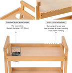 MEEDEN Art Cart Storage Organizer, 3-Tier Rolling Utility Studio Taboret - Image 3
