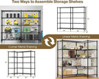Himimi 72" W Wire Rack Shelving-2000LBS Capacity, Adjustable Storage Shelves - Image 6