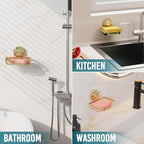 TAILI Soap Holder Bar Dish Suction Cup, Bar Shampoo Rack - Image 4