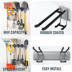Wall Mount Tool Storage Rack, Garage Organization, Heavy Duty Garage Storage - Image 4