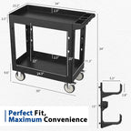 Heavy Duty Rolling Utility Cart - Image 7