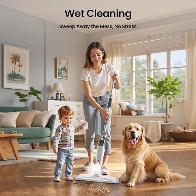 Spray Mops for Floor Cleaning, Xlife Microfiber Dust Mop - Image 4