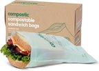 Compostic Home Compostable Resealable Sandwich Bags, Microwave & Freezer Safe by COMPOSTIC