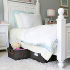 The Basket Lady Under The Bed/Basic Wicker Storage Basket, 20 in L x 14.5 in W - Image 3